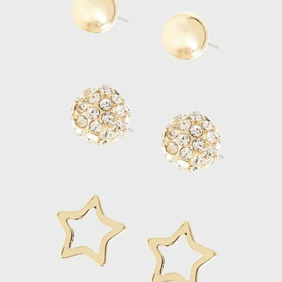 Banana Republic Jewelry - BANANA REPUBLIC Celestial Multipack Earrings, Gold
